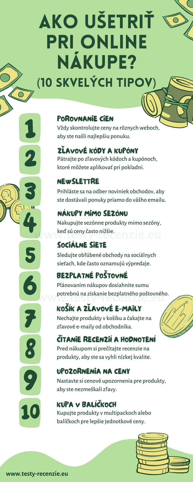 Ako šetriť pri online nákupe