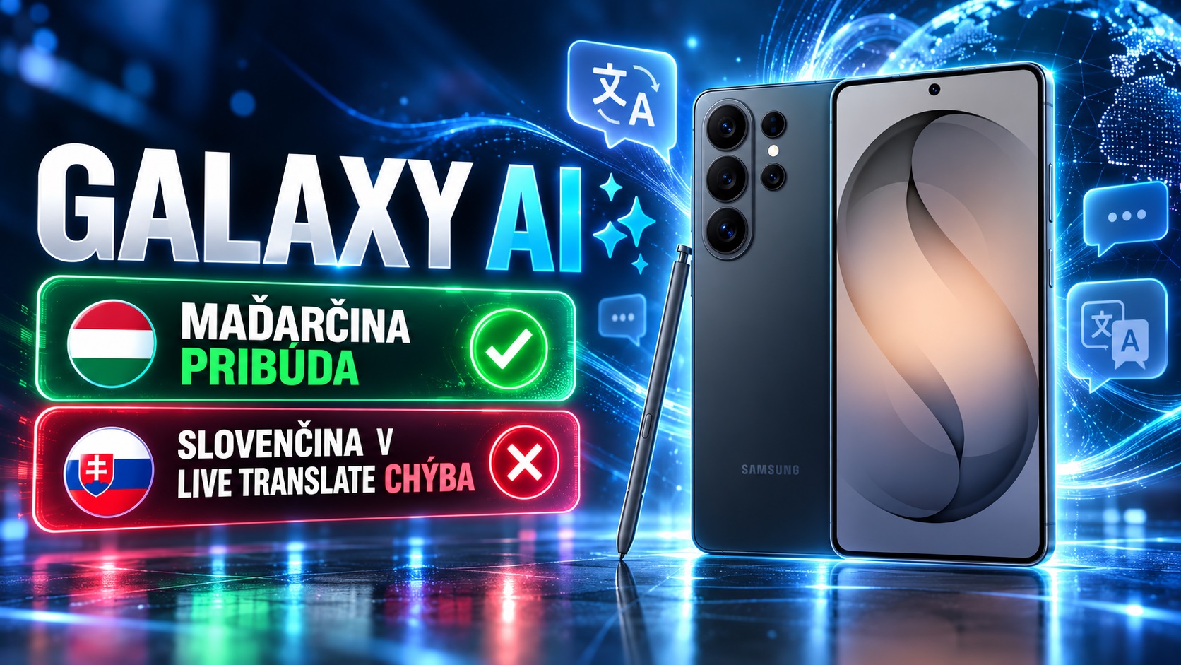 Galaxy AI preklady_madarcina ano_slovencina este nie