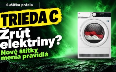 Sušička s triedou C nemusí byť žrút elektriny. Nové štítky menia pravidlá